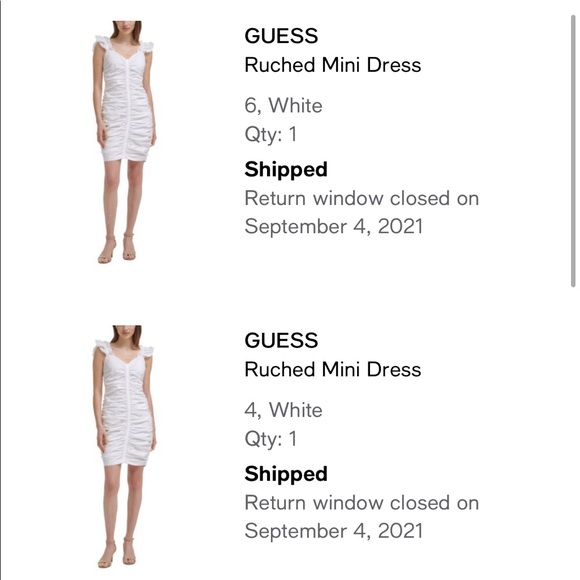 Guess Ruched Mini Dress - Picture 2 of 4